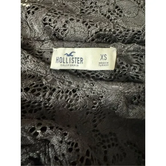 Hollister laced blouse long sleeve size XSmall - Picture 6 of 6